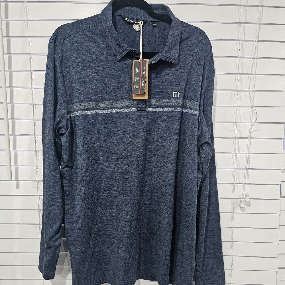 NWT Men's Travis Mathew Long-sleeve Polo Shirt